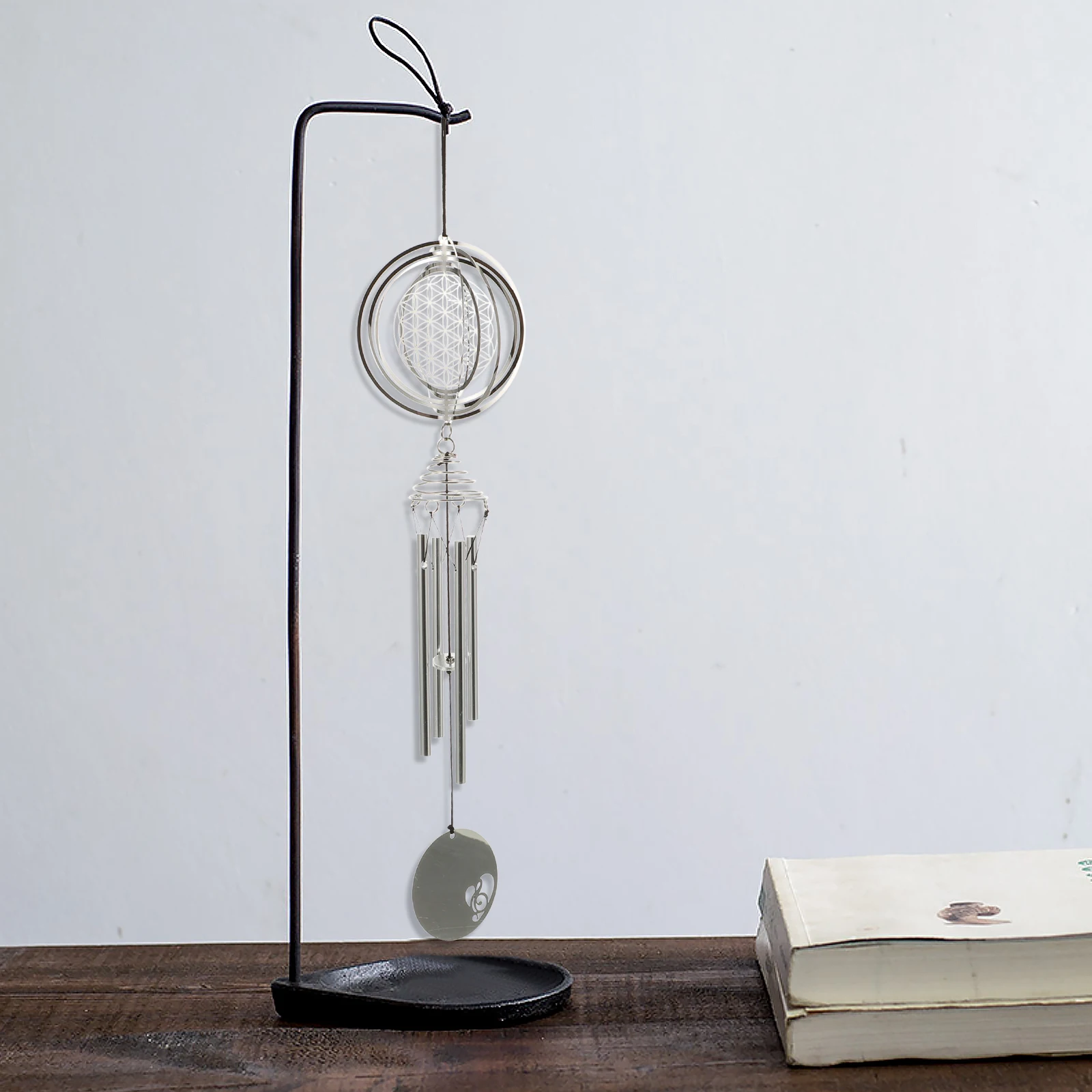 

Wind Turn Chime Metal Retro Bell Pendant for Garden Hanging Aluminum Tube High Quality Durability Creative Design Visual