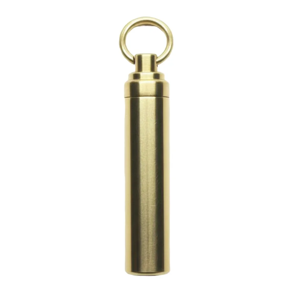 Brass Sealed Outdoor Waterproof Tank For Mini Metal Medicine Compartment Compact And For Reliable Moisture Protection