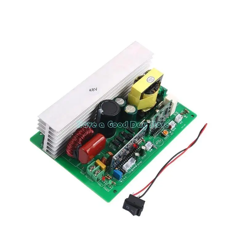 462D High Capacity 1000W Sine Waveform Inverter 12V/24V/48V To AC220V Stable Out Overloads Protections For Electronics