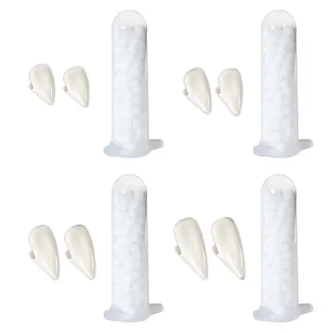 Halloween Vampire Fangs Fake Teeth with Teeth Glue Zombie Masquerade Teeth Resin Vampire False Teeth for Party Costume DIY