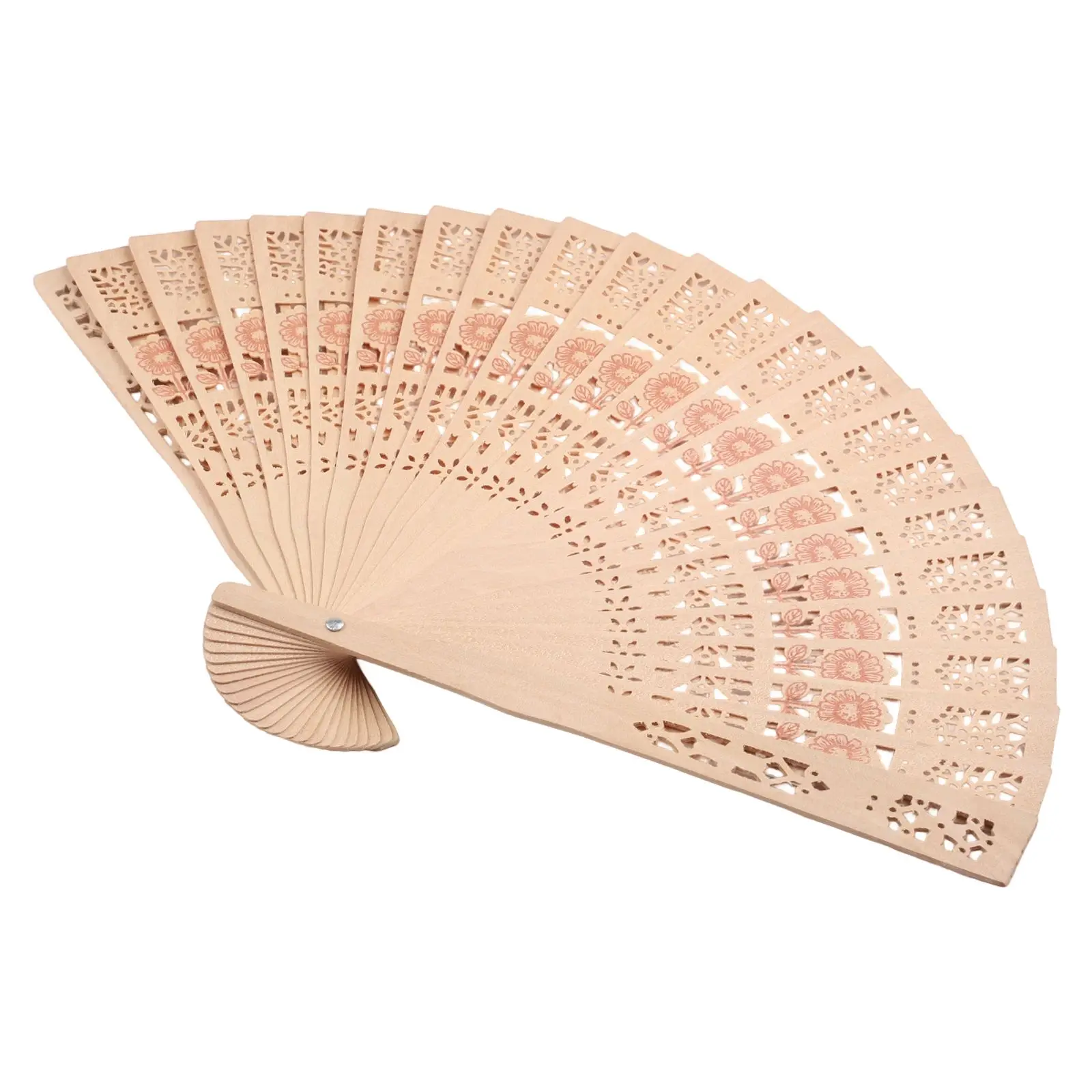 1pcs Hand Folding Fan Art Craft Dance Hand Fan For Party Wedding Decoration Home Decoration Ornaments Silk Fan
