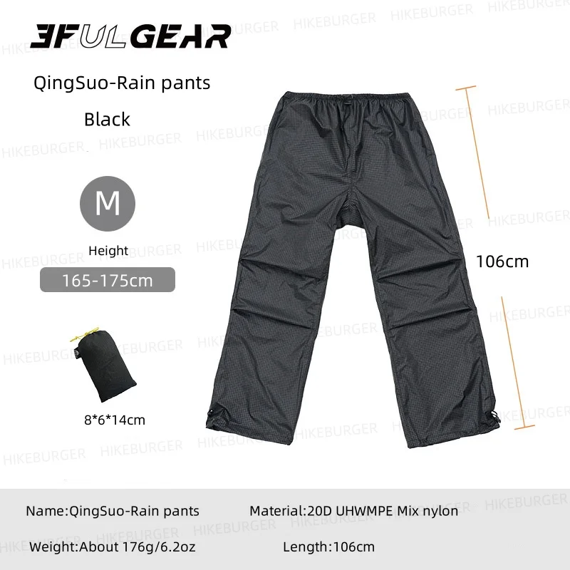 3F UL GEAR QingSuo Spilt Rain Poncho Outdoor Ultralight Sleeve Rain Coats 15D Nylon Waterproof Hiking Cycling Mountaineering image 3
