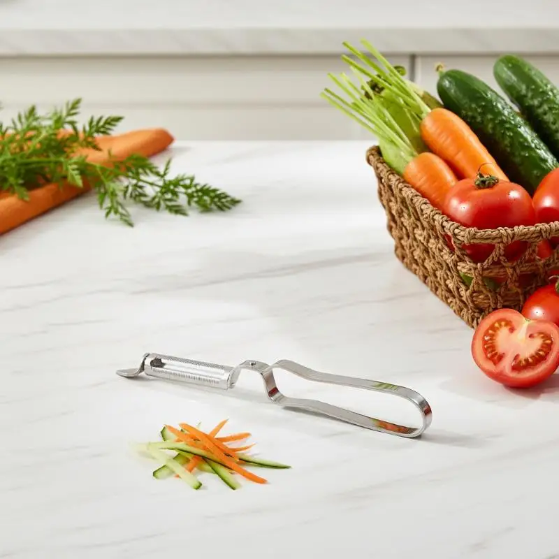 

Stainless Steel Heavy-duty Peeler Fast Thin Waste-free Sharp Blade Kitchen Tool for Vegetables Potatoes Fruits Daily Use
