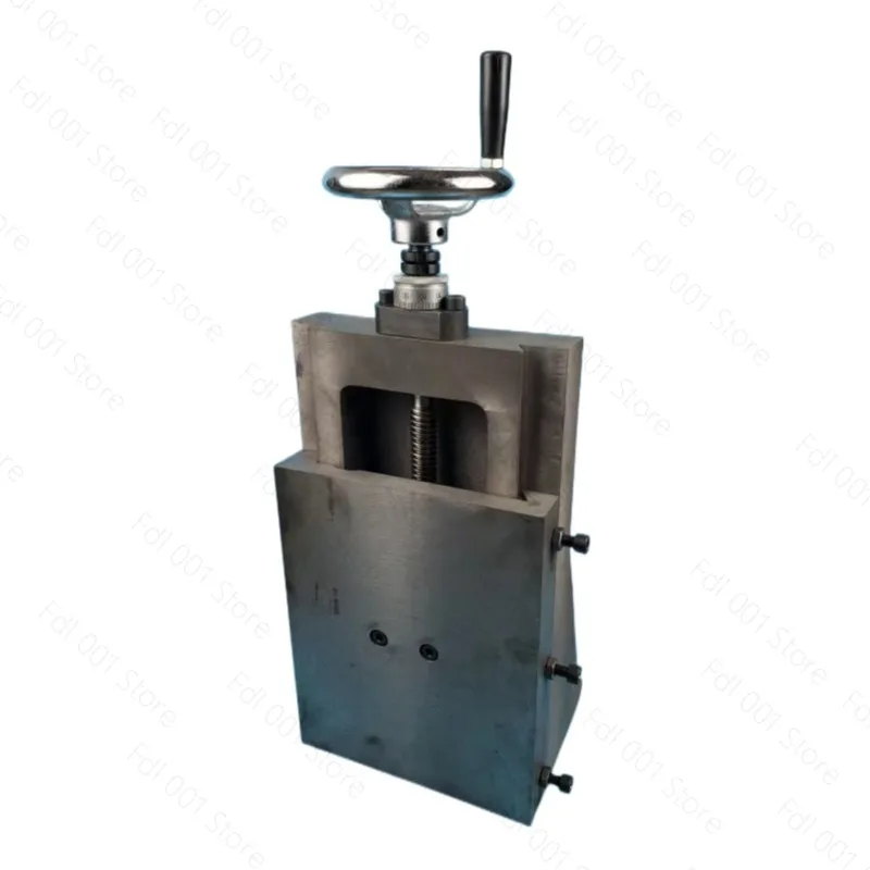 Vertical dovetail slot sliding block L-type sliding table column with rod screw manual lift right angle table guide rail