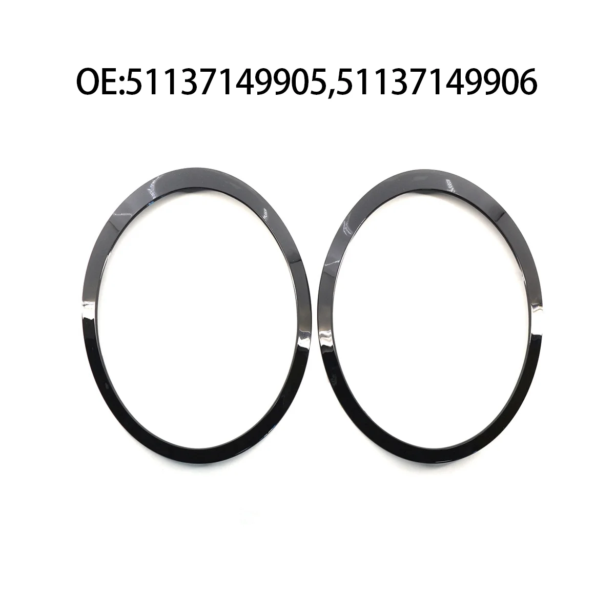 51137149905 51137149906 Headlight Frame Headlight Trim Ring Auto for MINI Cooper S R56 R57 R55 Clubman 2007-2015