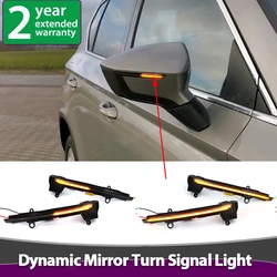 2x Dynamic Blinker indicatore di direzione a LED indicatore di direzione lampada a specchio laterale per Seat Cupra Ateca 2016-2019 Tarrace 2018 2019