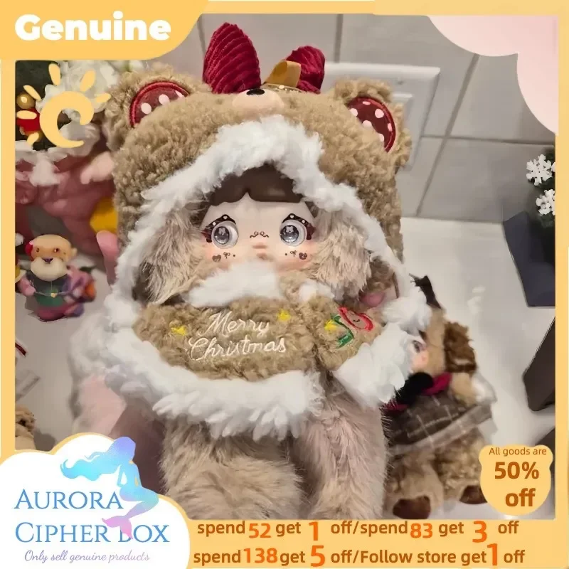 جديد حقيقي نومي السحرية عشية عيد الميلاد سلسلة الفينيل دمية قلادة سر مفاجأة Kawaii صندوق أعمى عمل الشكل هدية السنة الجديدة