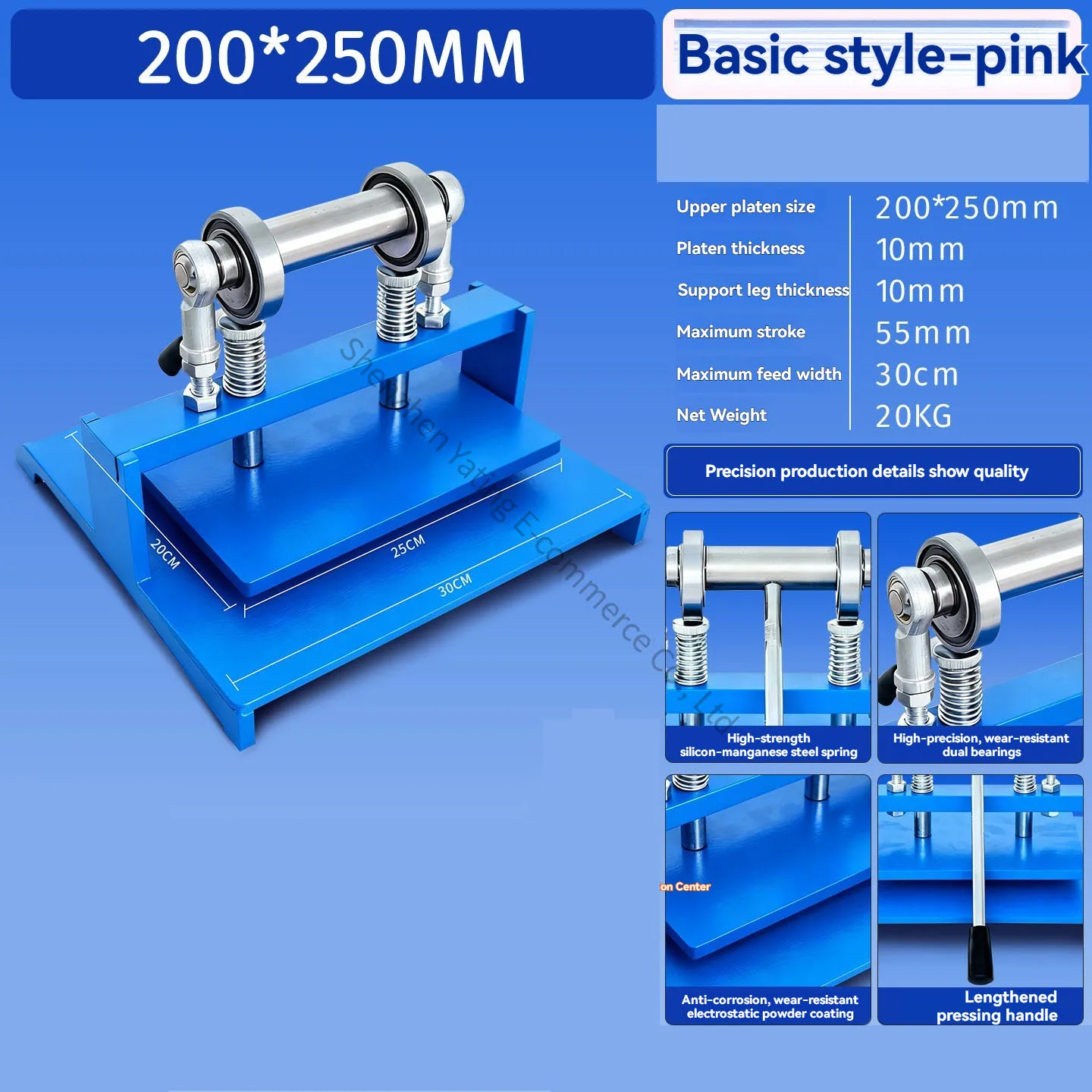 Stamping Die-cutting Machine Heavy and enlarged  Manual DIY Adhesive Fabric Leather Sample Stamping Die-cutting Machine