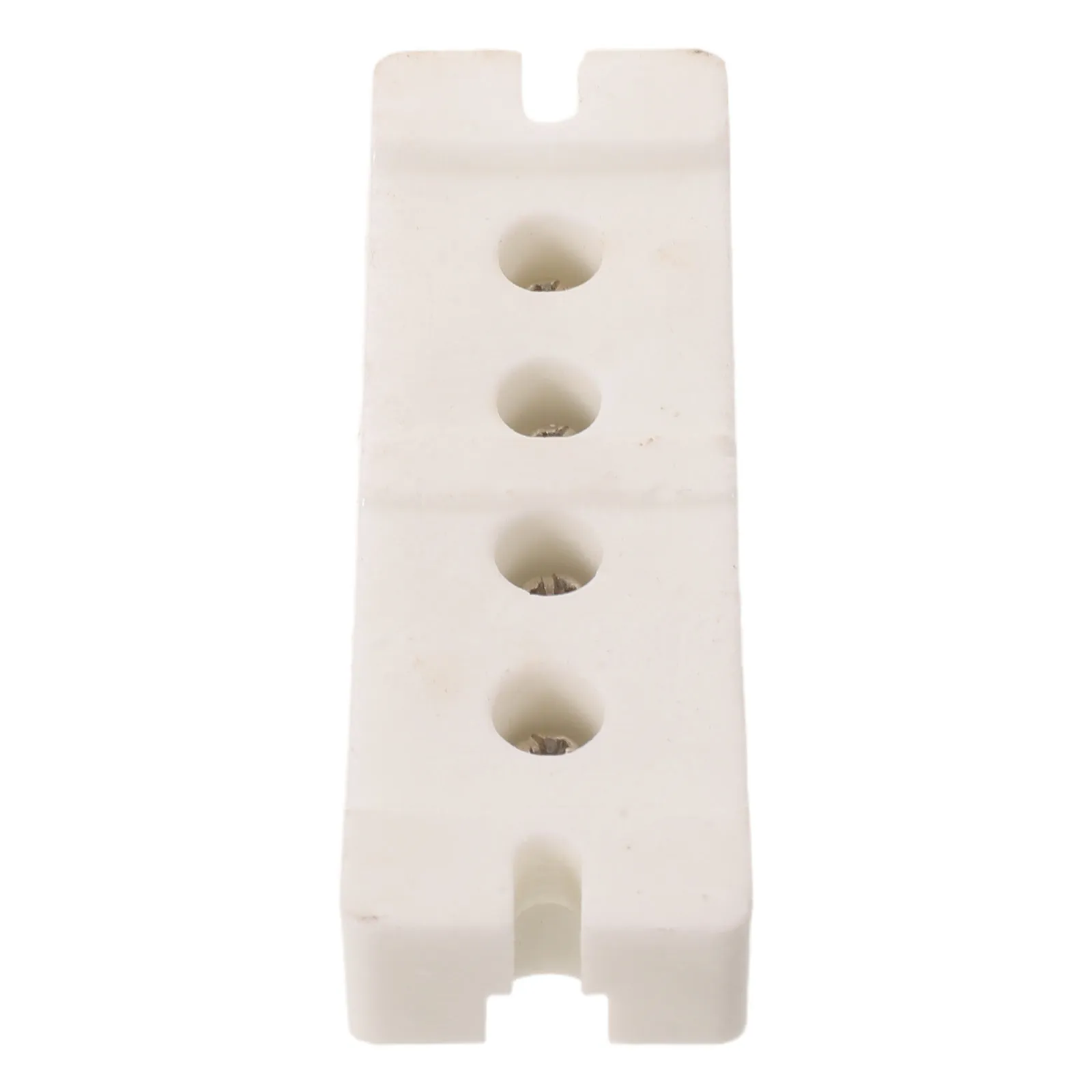 Ceramic Terminal Block 4 Position High Temperature High Current Wire Connector for Bbq Grill Toaster Oven Heating Equipment