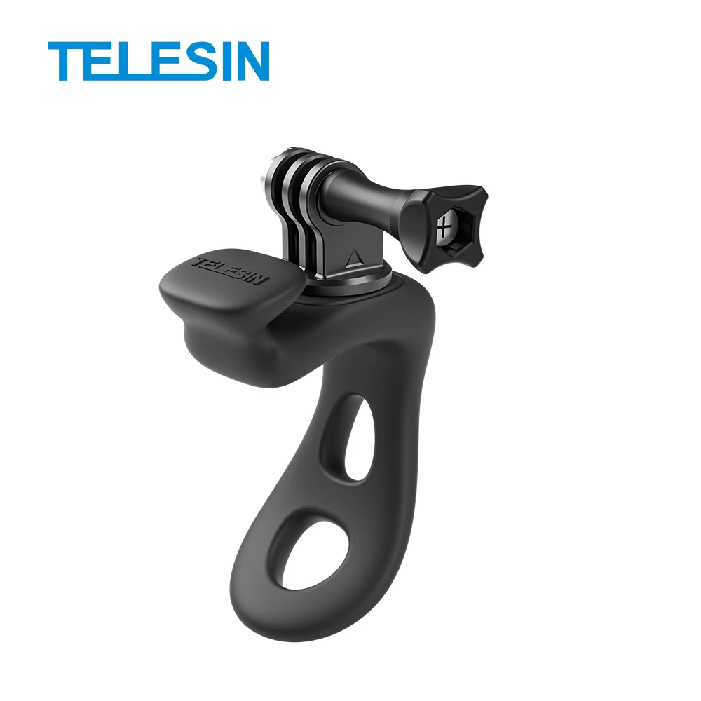 TELESIN Actiecamera Verstelbare siliconen houder Mini flexibele beugel voor Gopro Insta360 DJI Actiecamera-accessoires