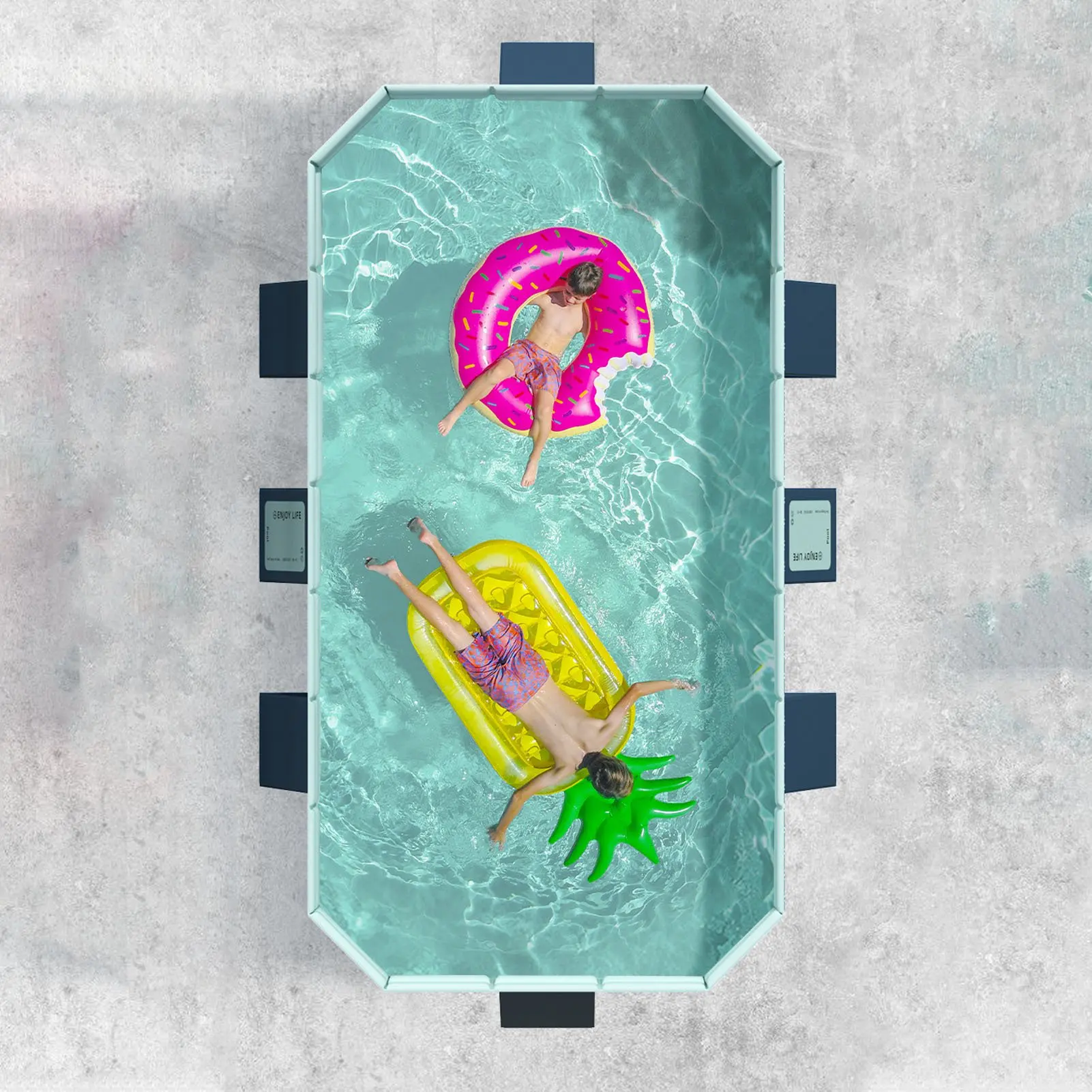 Oversize Swimming Pool Foldable Swimming Pool Folding Oversize Bath Pool Inflation  for Home Outdoor