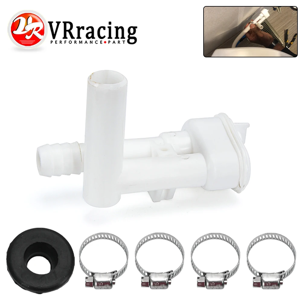 385316906 Vacuum Breaker Toilet Water Valve Kit Without Hand Sprayer Hook Up, For Dometic, Vacuflush, Traveler Toilets