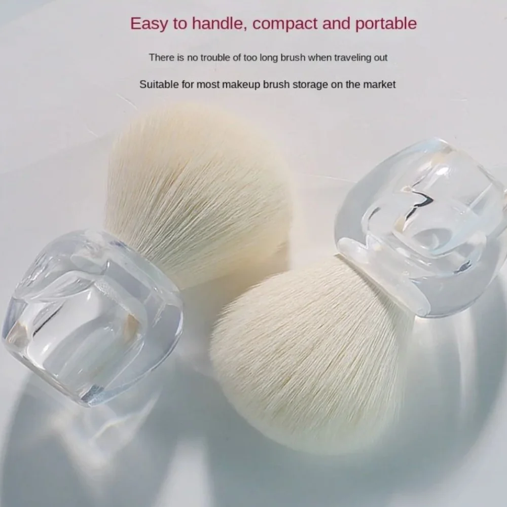 Cadeaux pinceau à Blush Portable avec rainures outil de maquillage petits pinceaux à poudre libre pinceau de maquillage multifonction