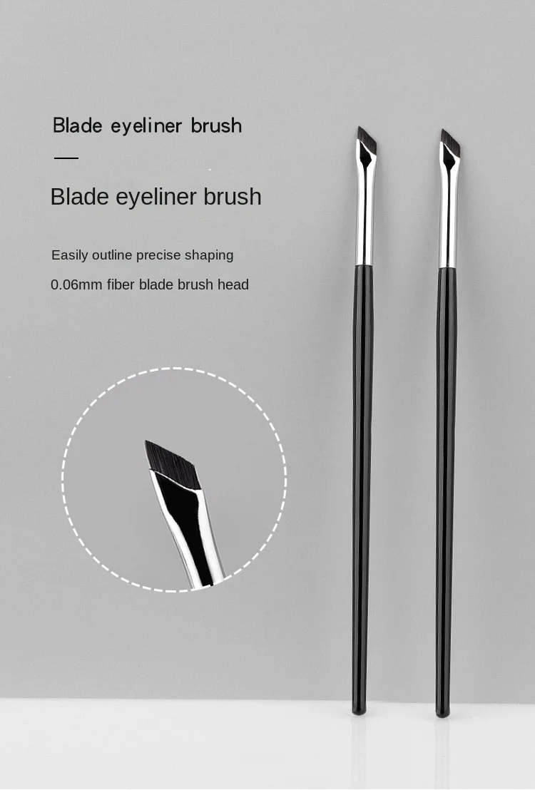 Upgrade Blade Eyeliner-Pinsel, ultradünn, feiner Winkel, flacher Augenbrauenpinsel, Liner Brow Place, Make-up-Pinsel, präziser Detailpinsel