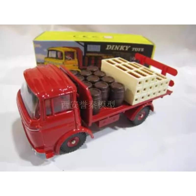 

Diecast DINKY TOYS 1/43 Scale PLATEAU BRASSEUR BERLIET Truck Van Alloy Car Model Collectible Toy Gift Souvenir Display Ornament