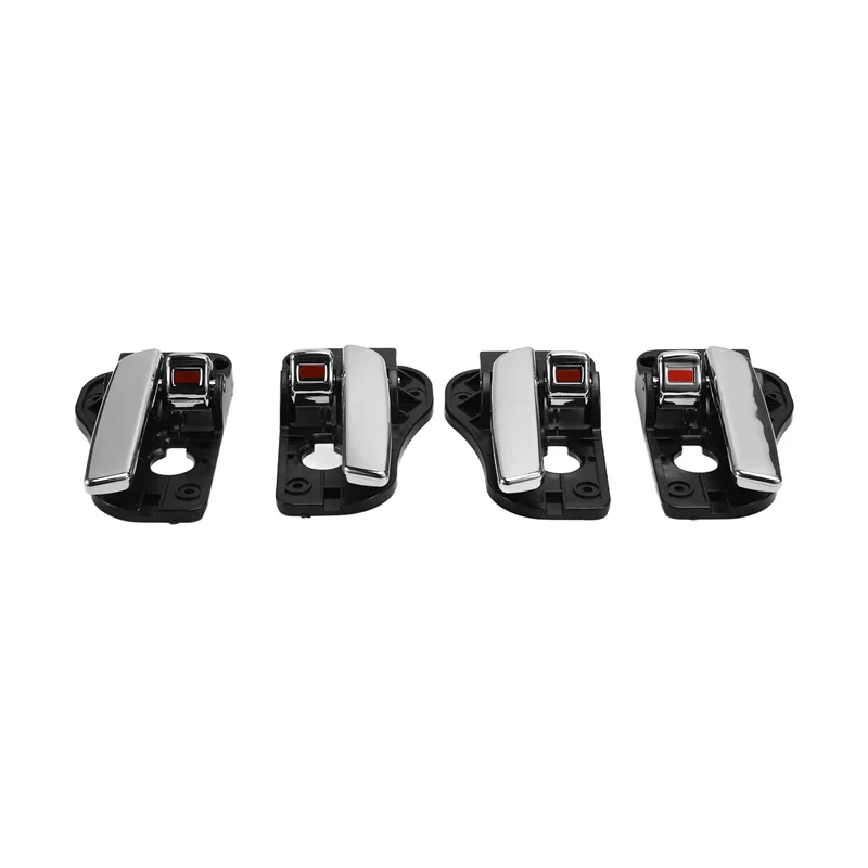 

4Pcs/Set Car Inside Chrome Door Handle Set For Kia Rondo Carens 2007-2012 82610-1D010, 82620-1D010