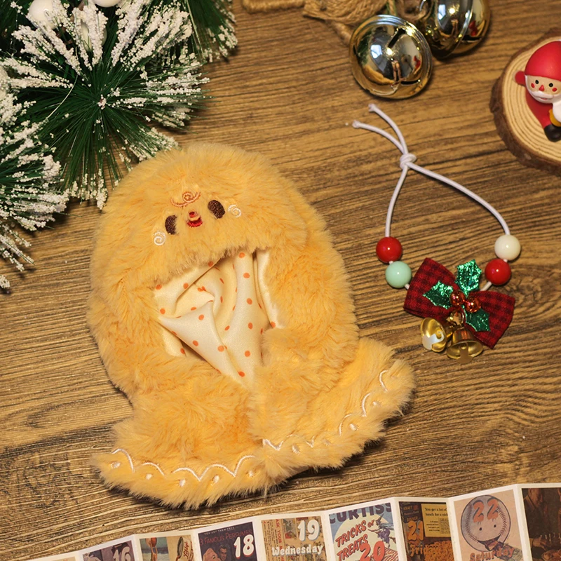 Em estoque 10cm roupas de boneca árvore elf neve criança roupas terno pelúcia plushies boneca acessórios anime brinquedo crianças presente do dia das bruxas