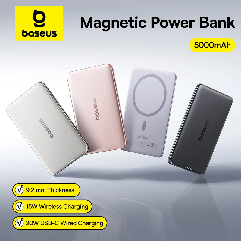 Front view of the power bank