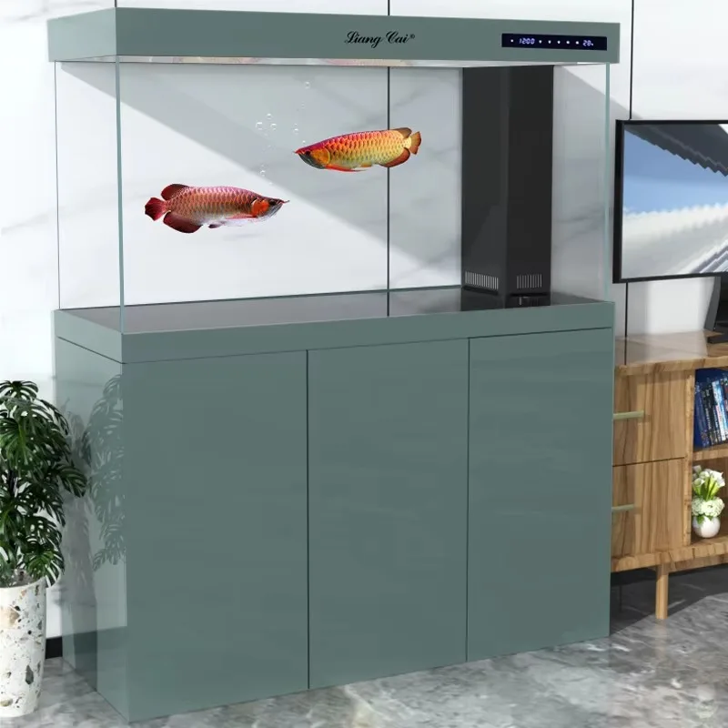 

Внутренний фильтр для аквариума с водяным насосом, прямоугольный погружной аквариум для украшения гостиной, стеклянный аквариум