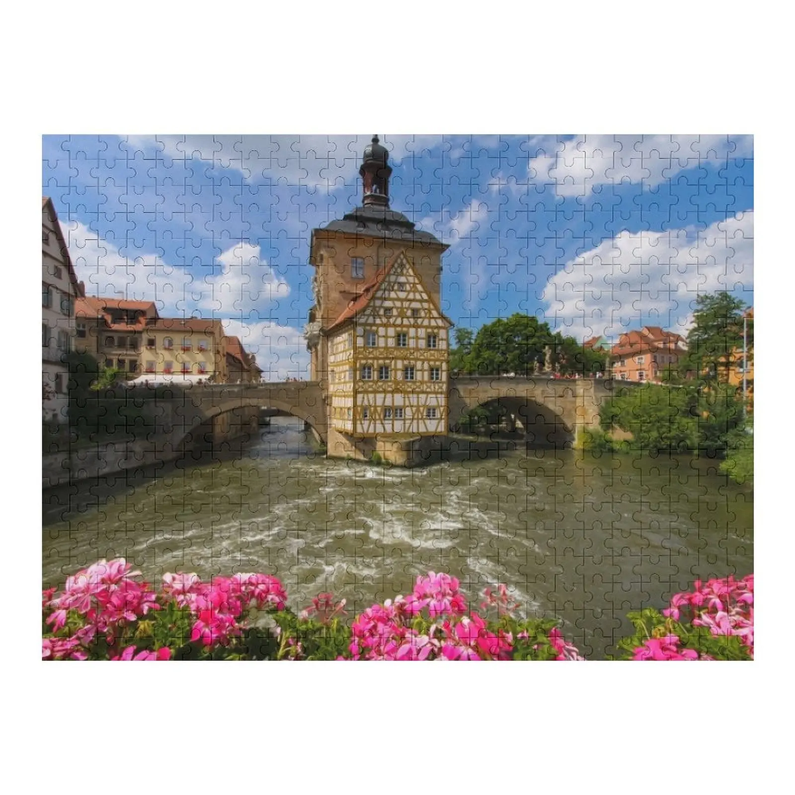 

Bamberg Bridge Jigsaw Puzzle Game Children For Children Name Wooden Toy Custom Wooden Name Puzzle