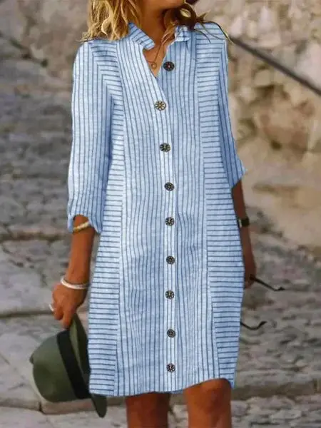 knee length dresses for ladies Women's Summer Casual Loose Sleeveless Spaghetti Strap Asymmetric Tier main image 0