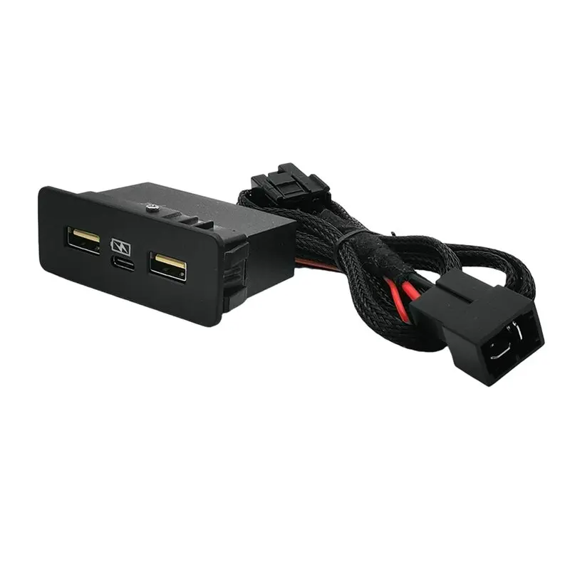 

Dual USB PD Three-Port Fast Charging Car For Honda Civic CRV Accord Integra