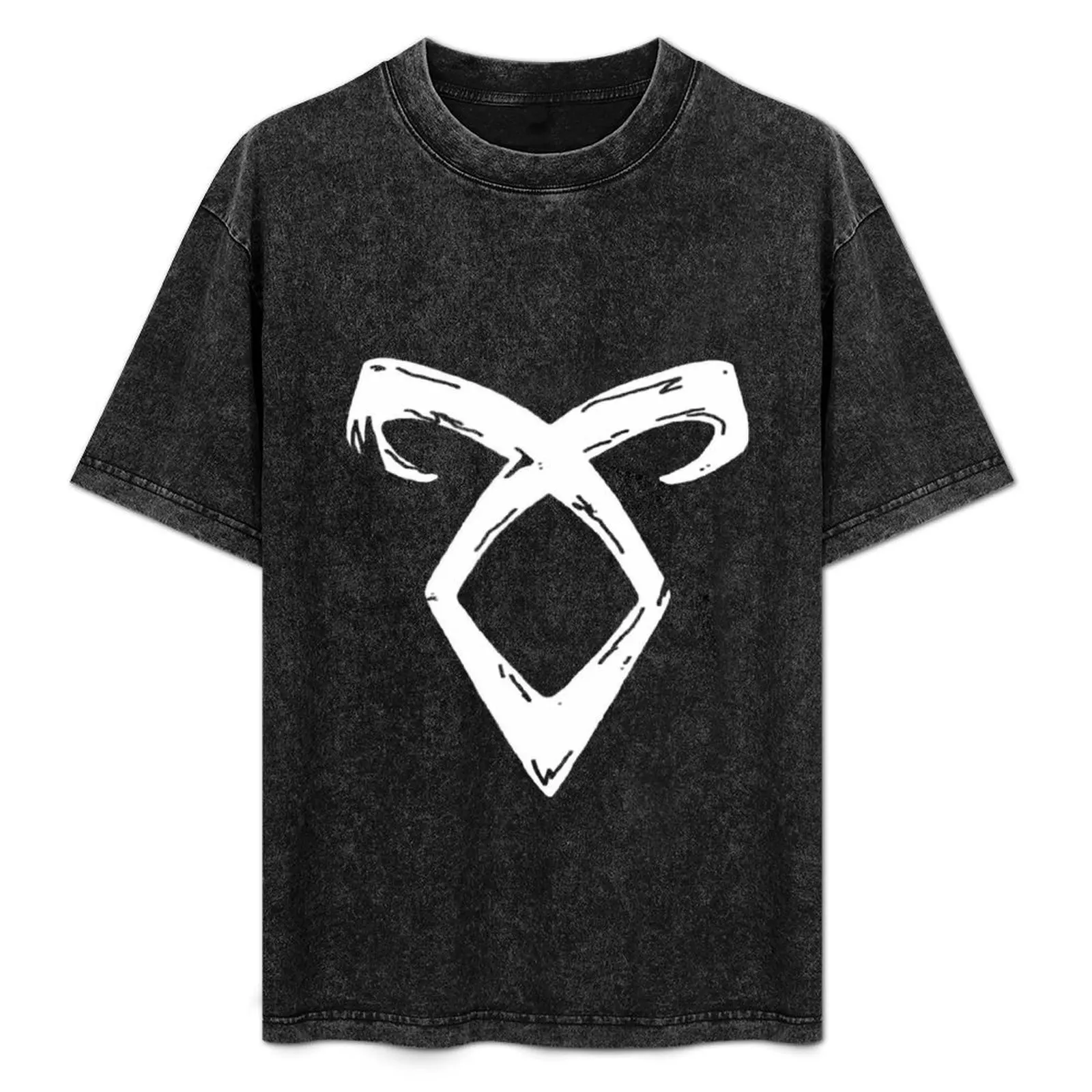 

Shadowhunter - Angelic Rune Pattern (black) T-Shirt tees essential t shirt summer tops mens tall t shirts