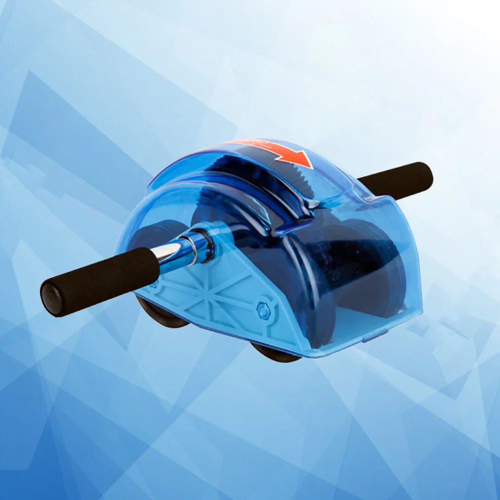 

Ab Roller Four-Wheel Blue Abdominal Fitness Wheel Equipment Core Strength Muscle Training Roller Fitness Equipment