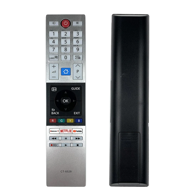 

CT-8528 CT8528 Remote Control Suitable for Toshiba TV 24D2863DB 24D3863DB Replacement Controller with Netflix YouTube Rakuten