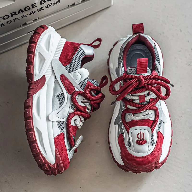 

New Summer Outdoor Men's Casual Thick Bottom Sneaker Shoes for Men Sports Breathable Mans Popular Loafers Model Male Sneakers