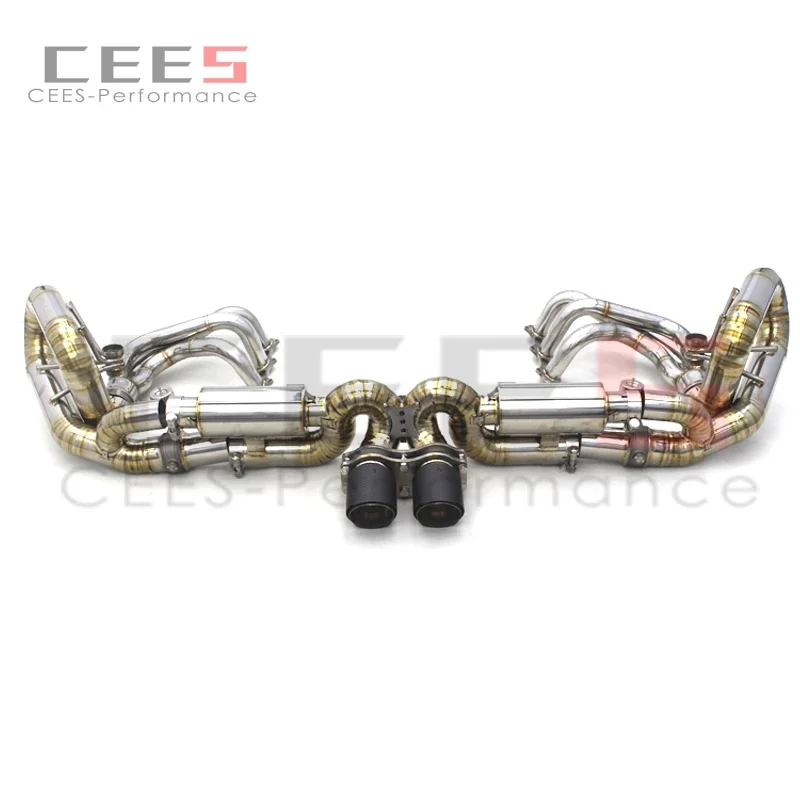 CEES Catback Exhaust Manifold for Porsche 911 991/991.1 GT3 4.0L 2015-2018 Performance	Titanium Exhaust Pipe Muffler Escape