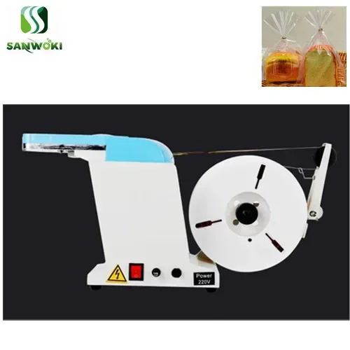 Auto Bread Bag Twist Tie Machine Toast bag binder sweet bag gold wire binding machine Golden Thread Candy Tying Machine