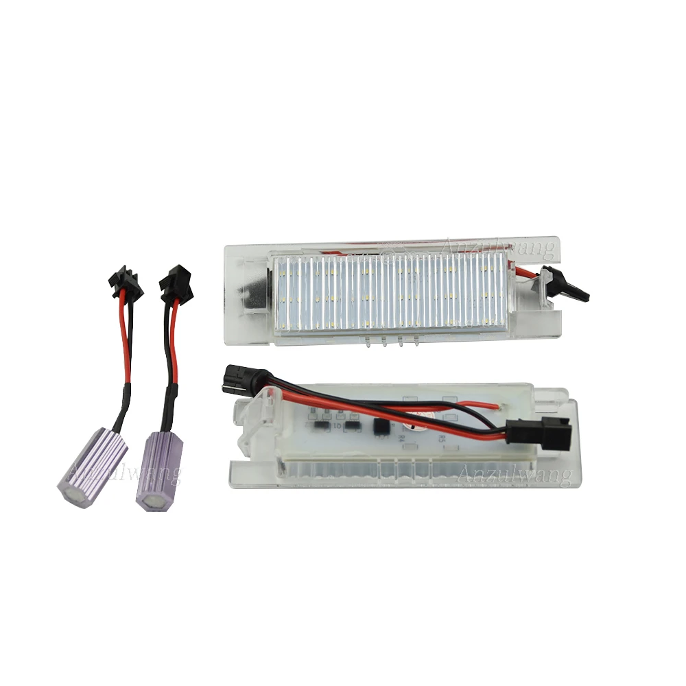 2PCS For Fiat Grande Punto(199)2005-2011 LED License Number Plate Lights Lamp For Fiat Bravo 2007–2014 view 5