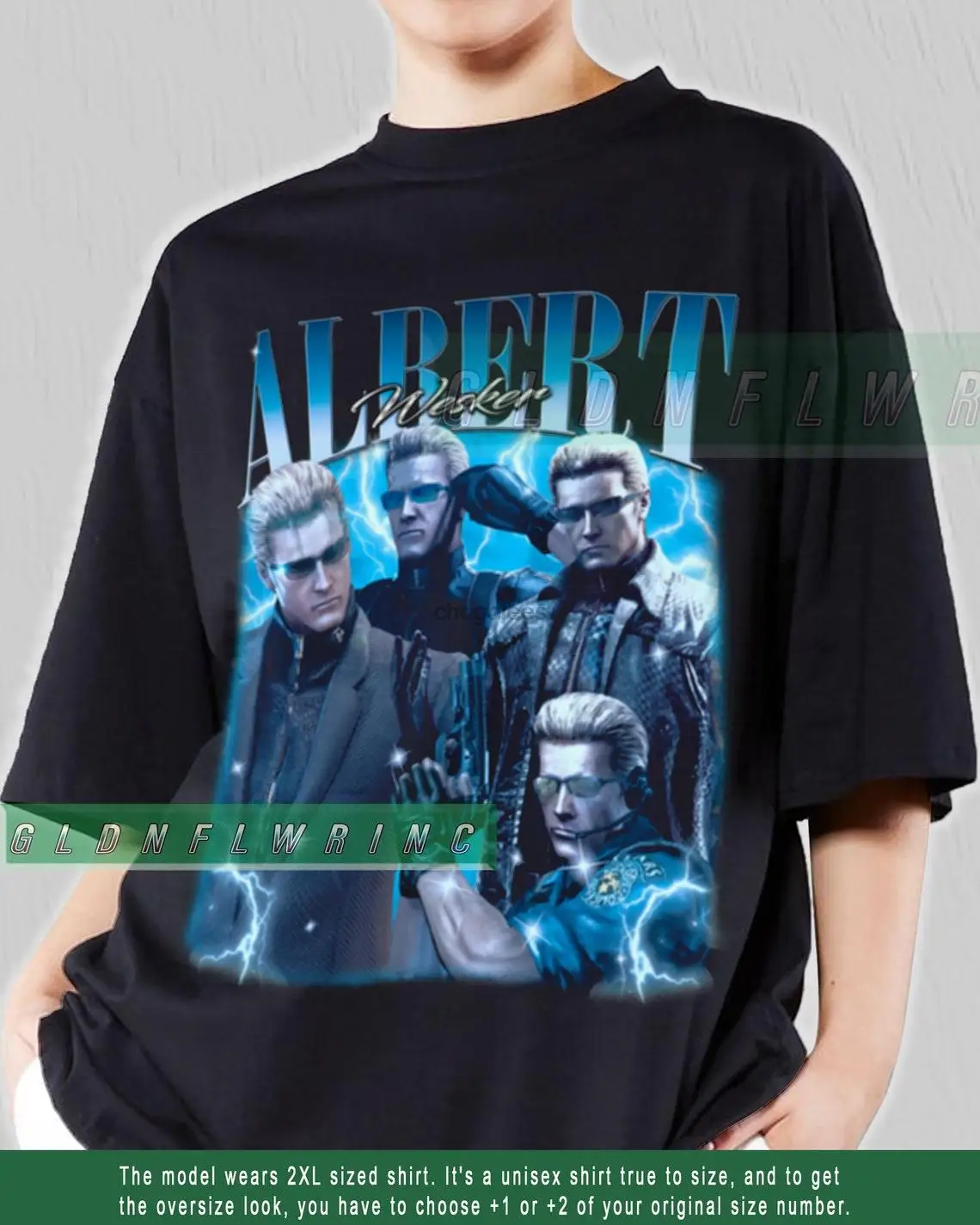 Limited Albert Wesker shirt Vintage 90s Albert Wesker t-shirt bootleg graphic tee Albert Wesker Movie sweatshirt FM513