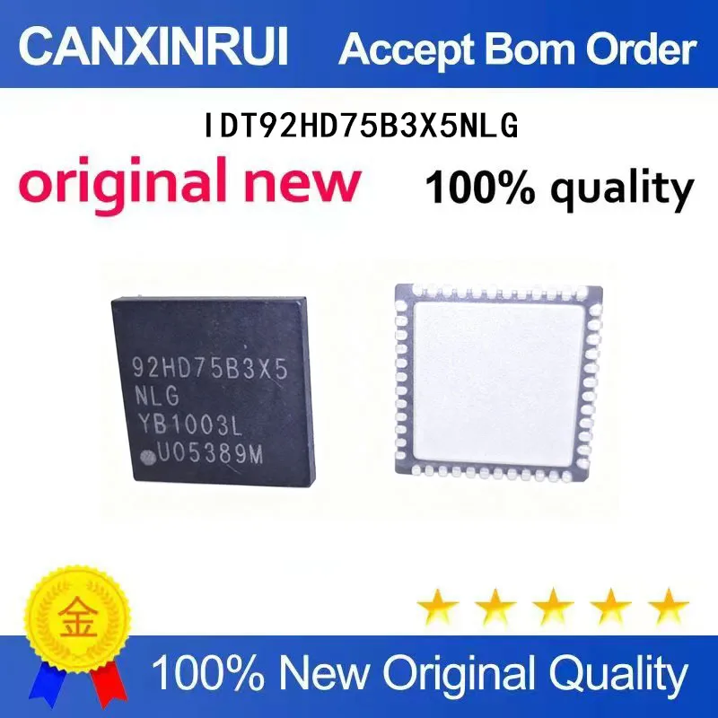 (5-100pieces)Brand new in-stock IDT92HD75B3X5NLG 92HD75B3X5NLG 92HD75B3X5, starting from one piece