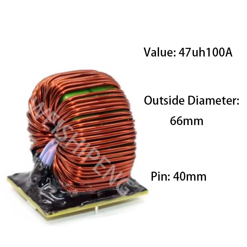 47uh100A FerroSilicon Inductor  Energy Storage Inductor Coil  PFC Inductance  Three Phase LCL Filter Inductance