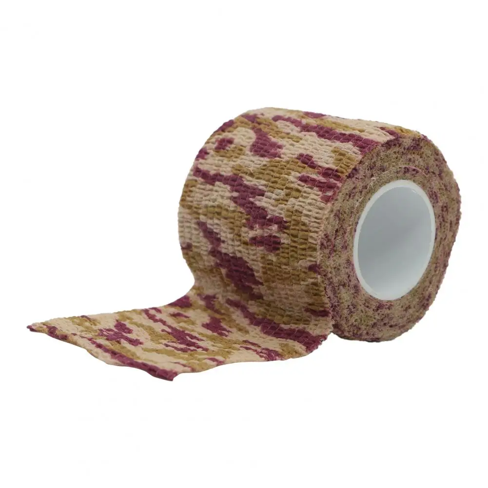 Camouflage Elastic Wrap Tape Military Camo Tape Military Camo Tape Self Adhesive Sports Protector Knee Finger Ankle Athletic Ban