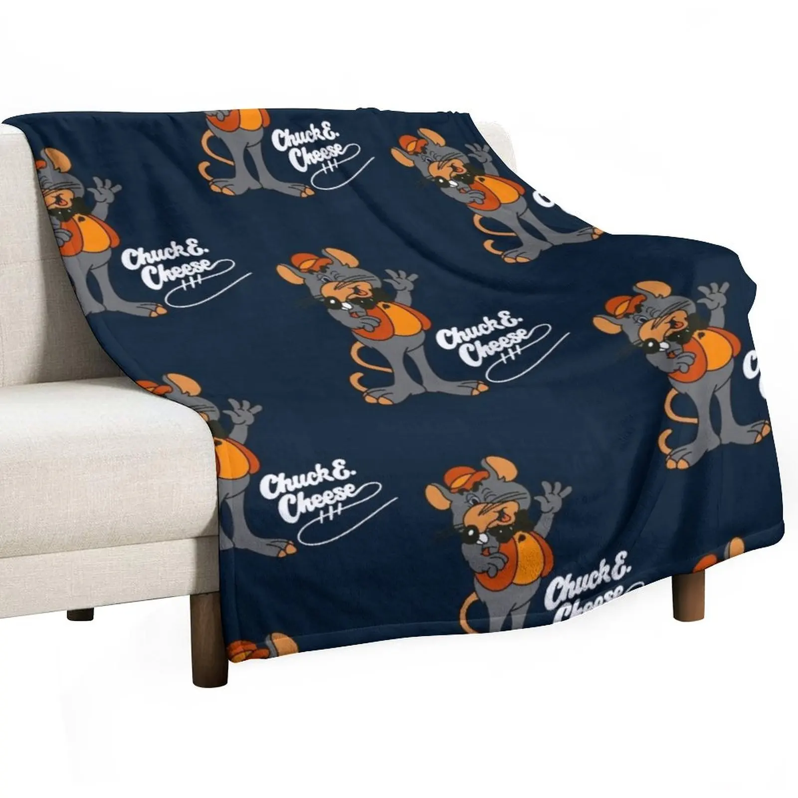 Chuck E Cheese_s 1 Throw Blanket Personalized Gift Soft Beds Custom Vintage Blankets