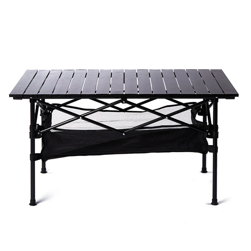 

Outdoor Oversized Folding Table, Adjustable Height, Easy Use and Carry Self-Drive Tour Suit for Camping, BBQ, Picnic, Hiking