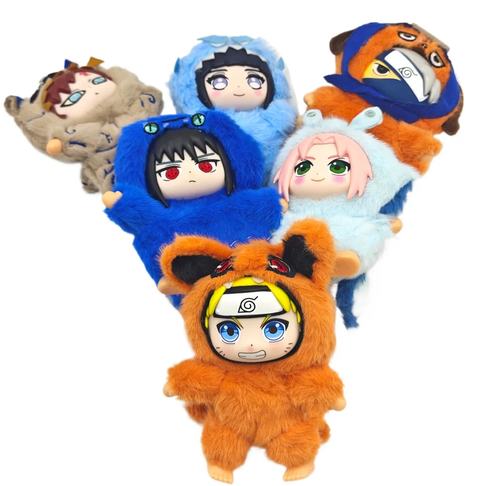 

MINISO Наруто слепая коробка Shippuden Party Series мягкий плюшевый орнамент ручной работы коллекция игрушек подарок анимированный персонаж лицо кукла