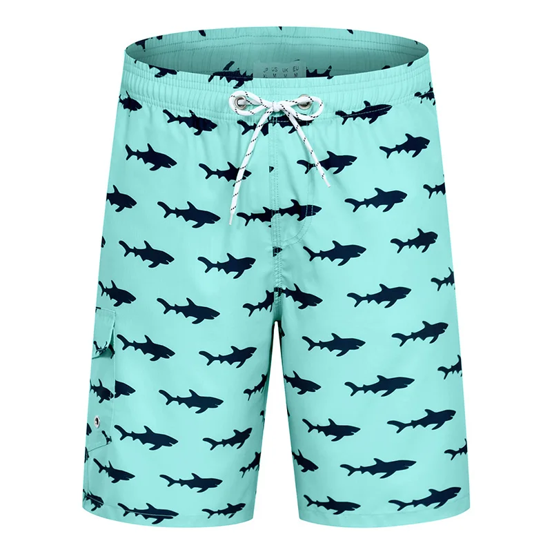 Pantalones cortos con estampado 3D de Pop Shark, bañador Hawaiano de estilo Hip Hop, y2k, para verano