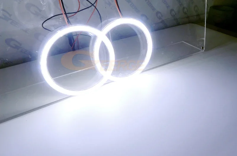 لإنفينيتي G25 G35 G37 Q40 نيسان سكاي لاين 250GT 350GT 370GT V36 DRL ممتاز الترا برايت COB Led عيون الملاك عدة خواتم هالة