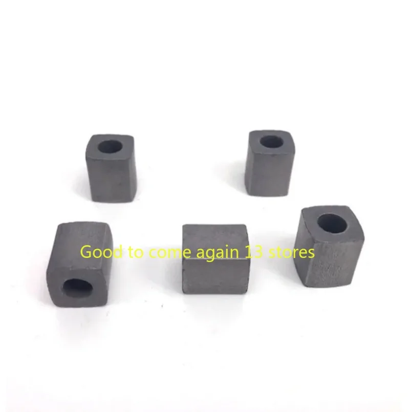 5pcs EDM Tungsten Conductive Block Carbide L12*W12*H12*Inner Hole6mm for CNC Wire Cut Machine