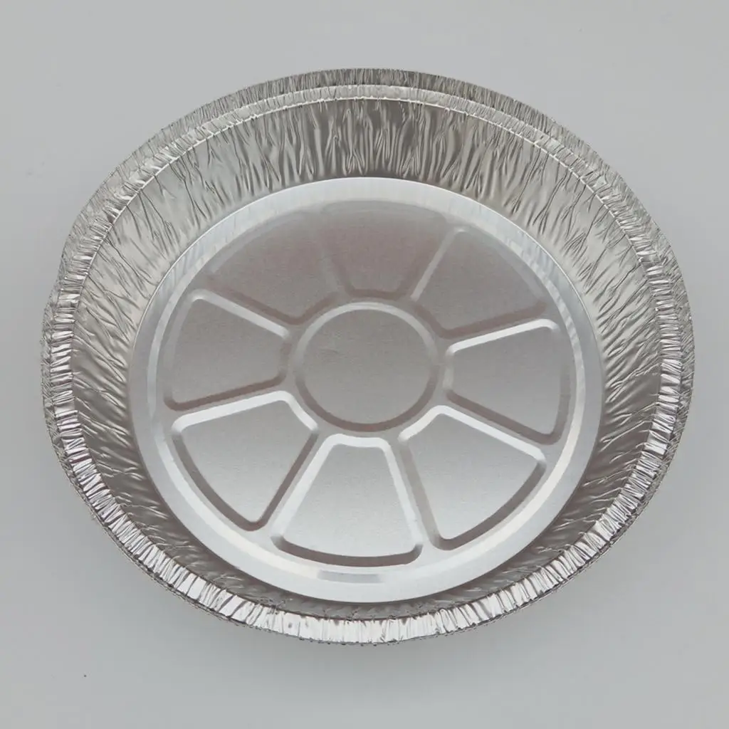 Aluminum Foil Grease Drip Pan Deep Round Nonstick Cake Baking Liner Tray for Home Party and Picnic Use