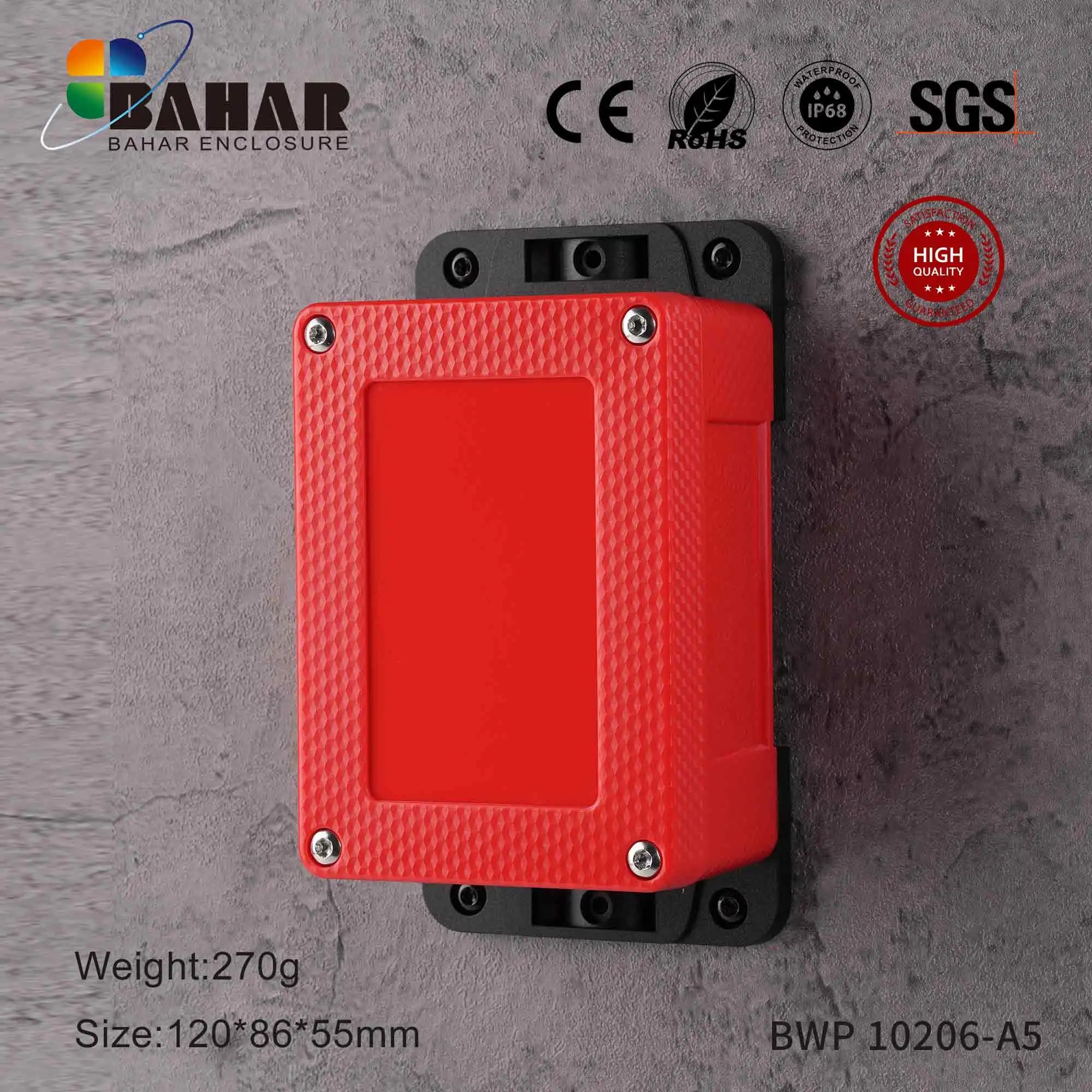 BWP10206 IP68 Waterproof Box, Plastic Enclosure With Transparent Cover, New Arrival