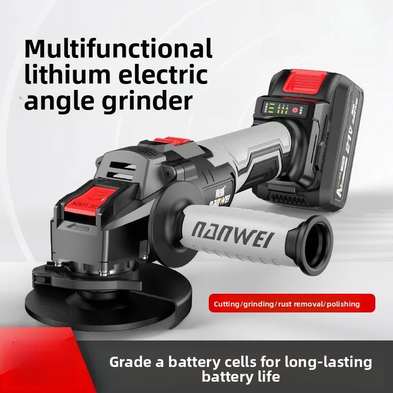 

Угловая шлифовальная машина с перезаряжаемой литиевой батареей, полировальный станок, ручной шлифовальный круг, шлифовальный станок, промышленная бесщеточная шлифовальная машина