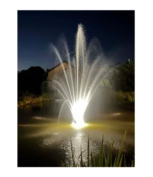 High quality stainless 304 floating pond fountain pond aerator waterfall for fish or park using