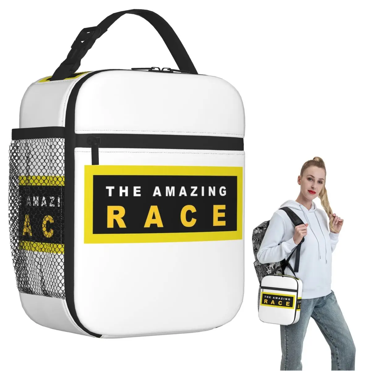 

Термосумка для обедов Roudtour Amazing Race: изолированная, герметичная, для женщин и детей, для еды и напитков