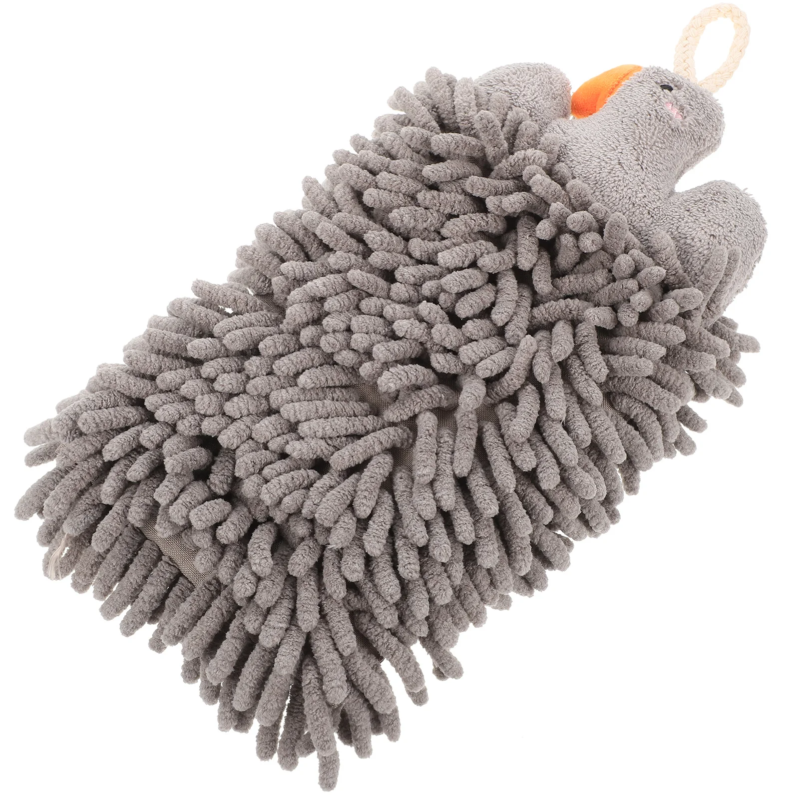 Toalha de mão absorvente de chenille suspensa, secagem para banheiro, cozinha, escritório, toalhas de mão multiuso