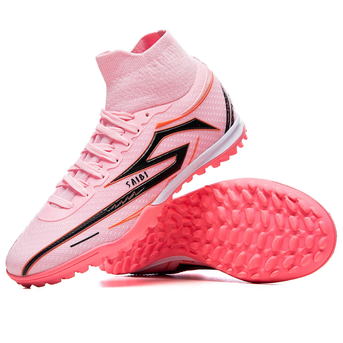 

Men's Soccer Shoes Mg Professional Football Shoes Artificial Grass Training Adult Short Spikes Cushioning Football Boots 35-45